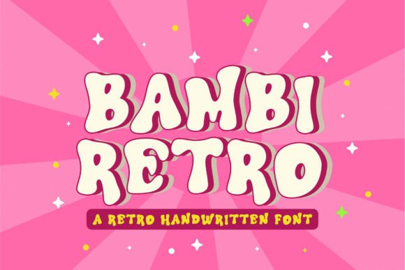 Bambi Retro: A Display Font That Cuts Through the Feed