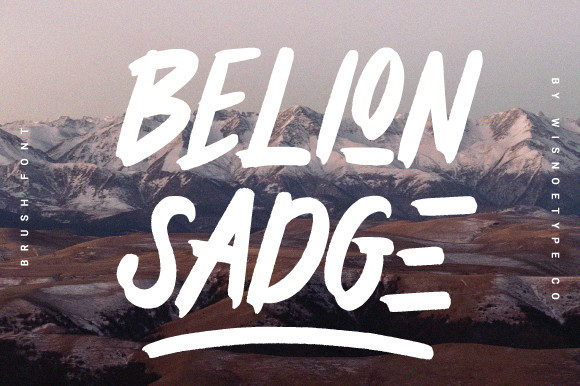 Belion Sadge: A Thoughtful Display Font for Calm, Confident Headlines