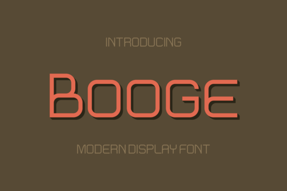 Booge: A Modern Display Font That Elevates Digital Branding