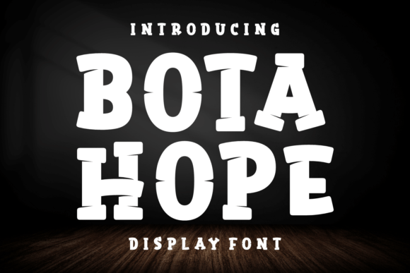 Bota Hope: A Display Font That Feels Like a Warm Welcome