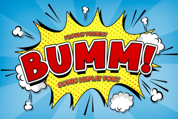 Bumm: A Retro Comic Display Font That Grabs Attention