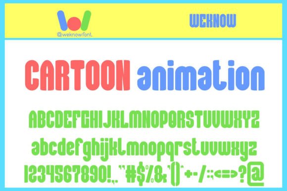 Cartoon Animation: A Display Font That Makes Kids’ Campaigns Instantly Recognizable