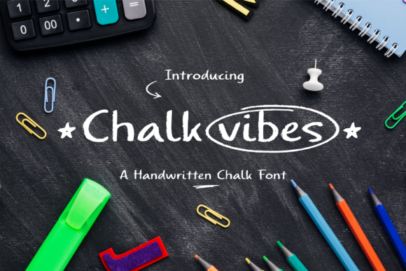 Chalkvibes: A Handwritten Chalk Font That Feels Like Real Design
