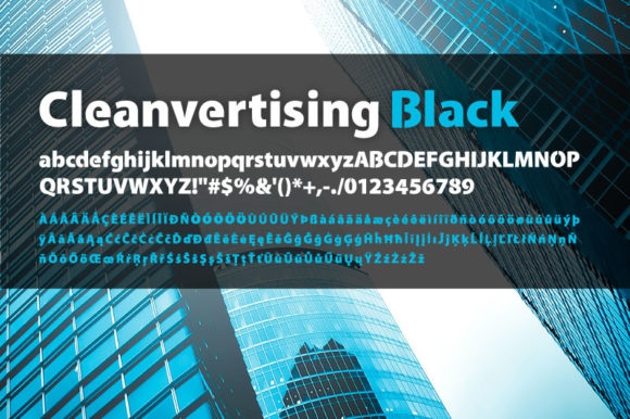 Cleanvertising: A Display Font for Editorial Charm