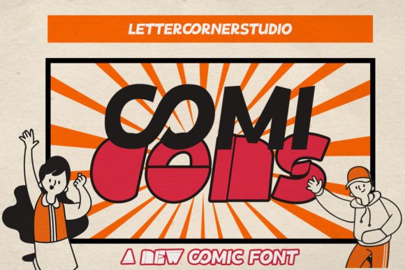 Comicons: A Bold, Playful Display Font That Demands Attention