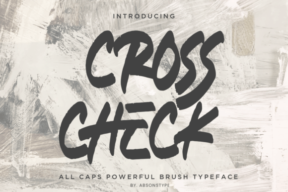Cross Check: A Display Typeface That Stands Out in Fast-Scrolling Feeds