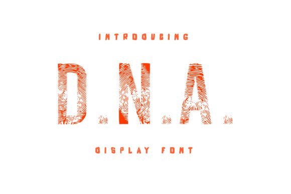 D.n.a Display Font for Bold, Memorable Web Headlines