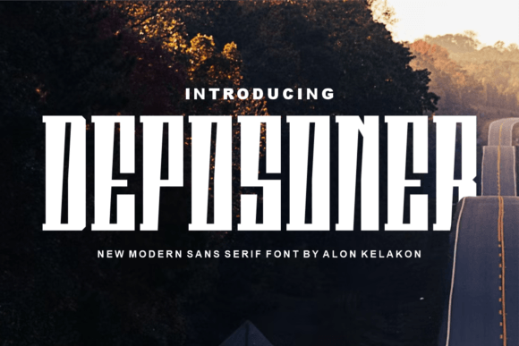 Deposoner: A Display Font That Makes Handmade Goods Shine