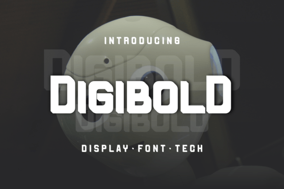 Digibold: A Display Font That Cuts Through the Feed