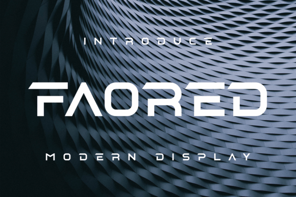 Faored: A Distinctive Display Font for Editorial Impact