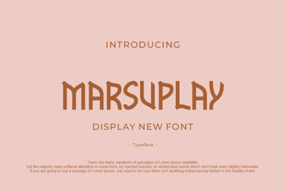 Marsuplay: A Modern Display Font for Scroll-Stopping Campaigns