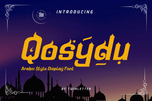 Qosydu: An Arabic-Style Display Font That Lands With Quiet Confidence