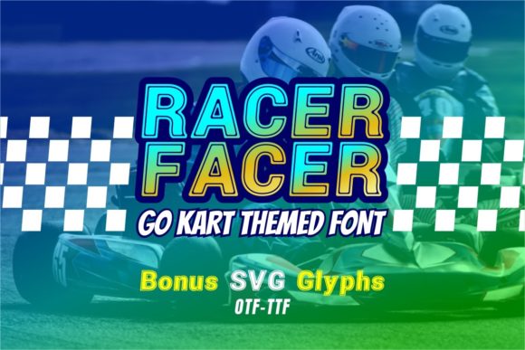 Racer Facer: A Racing-Themed Display Font That Accelerates Your Web Design