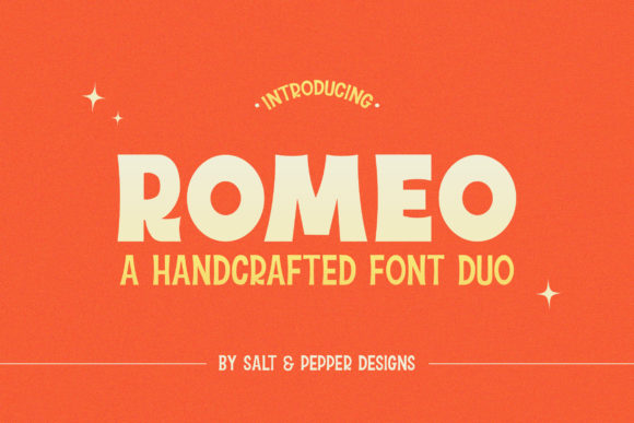 Romeo Duo: A Vintage Display Font That Feels Like Home