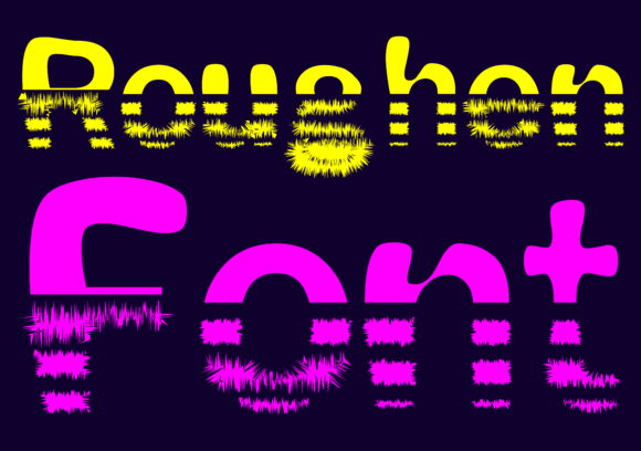 Roughen: A Playful Display Font for Bold Digital Branding