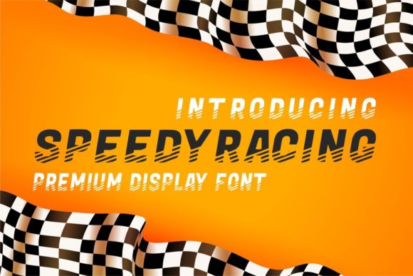 Speedyracing: A Display Font That Moves With Purpose
