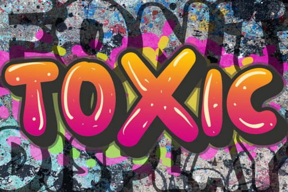 Toxic: A Bold Urban Display Font That Commands Attention